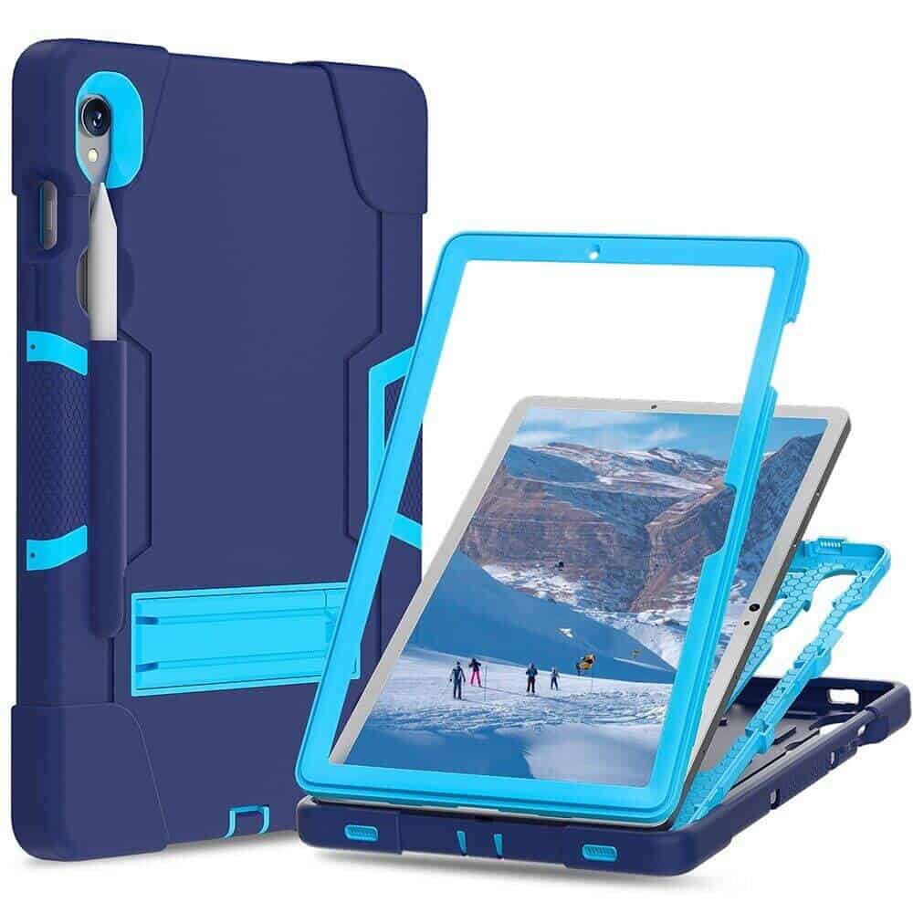 For Samsung Galaxy Tab S10+/S9 /S9 FE/S10 FE /S9+ /S9 FE+ Plus Hybrid Fancy Shockproof Heavy Duty Kickstand Case Cover