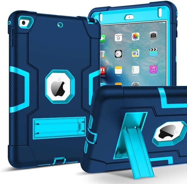 iPad Mini 1/2/3 4 /5 Heavy Duty Case Fancy Hybrid Stand Cover