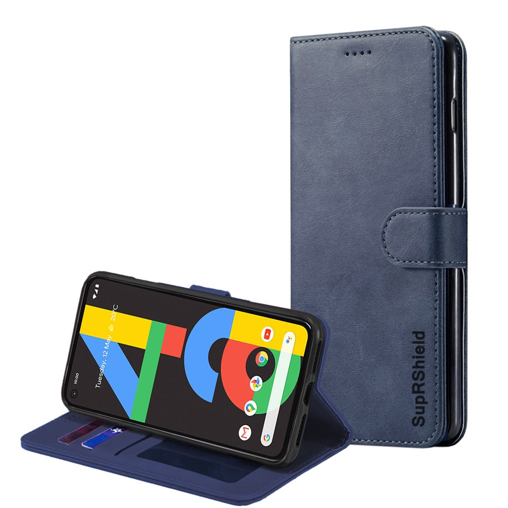 For Google Pixel 4a Wallet Case Flip Leather Card Slots Cover
