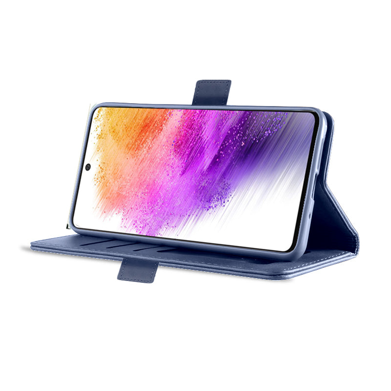 For Samsung Galaxy A73 5G SupRShield Wallet Leather Card Holder Flip Protective Shockproof Magnetic Case Cover