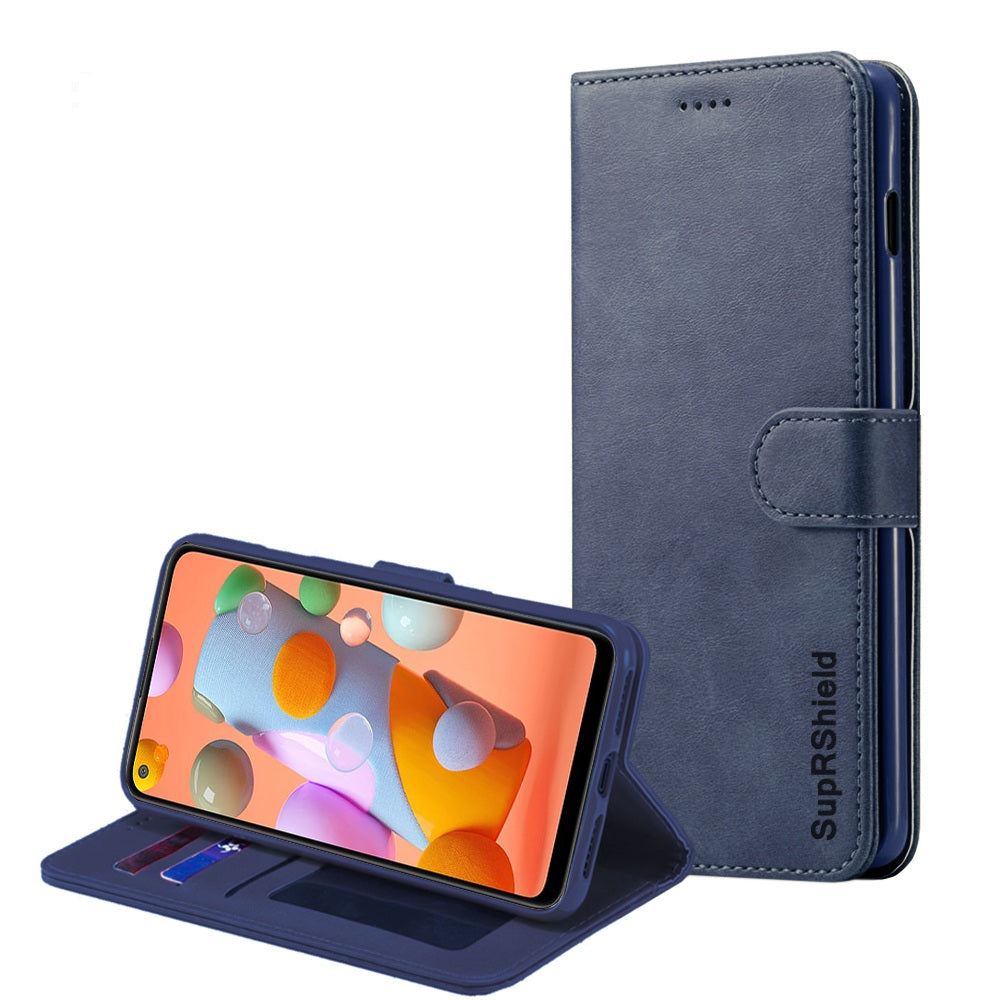 For Samsung Galaxy A11 Wallet Case Flip Leather Card Slots Cover