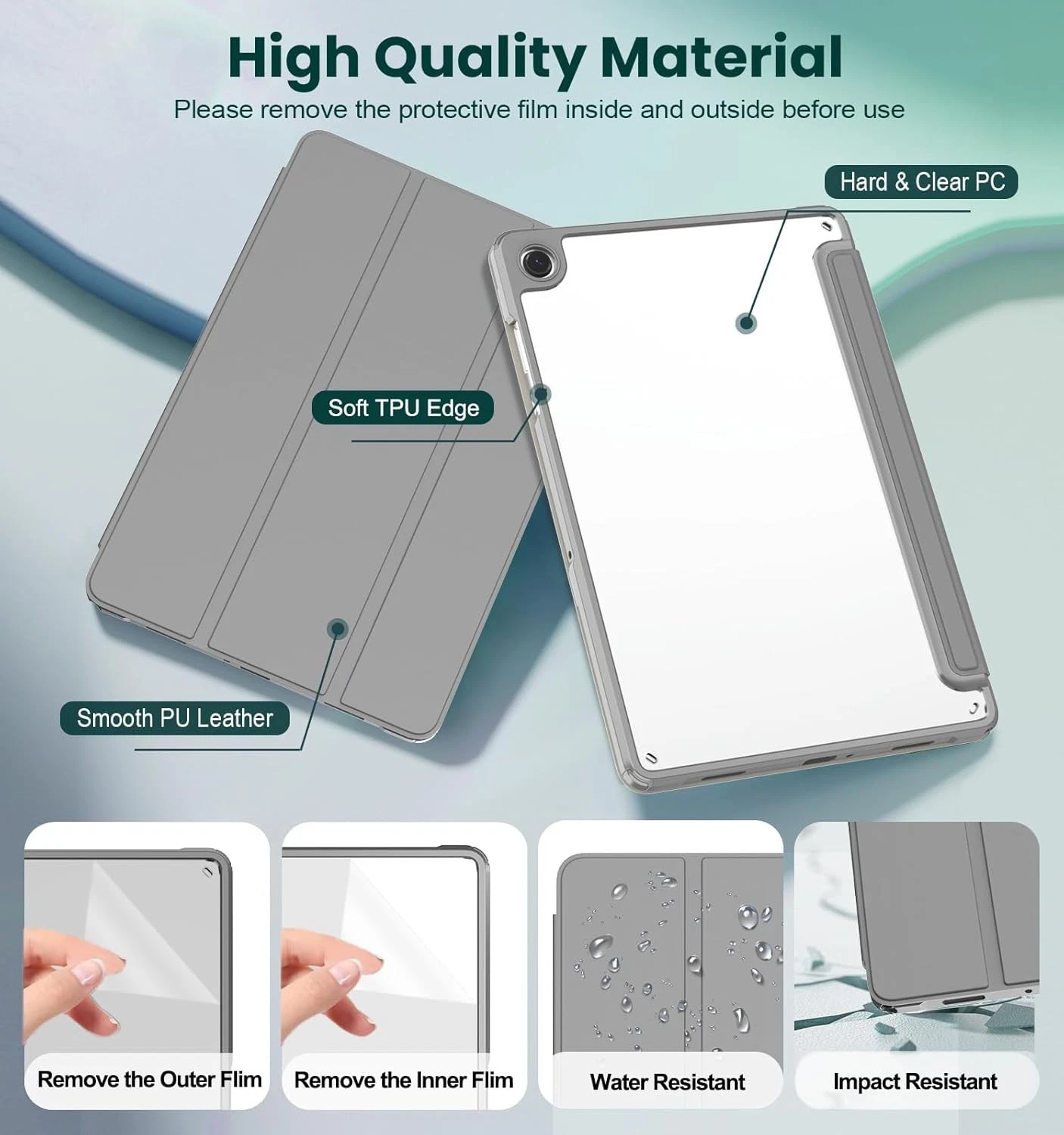 For Samsung Galaxy Tab A11+ Plus SM-X230/TAB A9+ Plus X210 Folio Smart Leather Magnetic Stand Case Cover