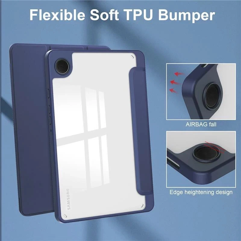 For Samsung Galaxy Tab A11+ Plus SM-X230/TAB A9+ Plus X210 Folio Smart Leather Magnetic Stand Case Cover