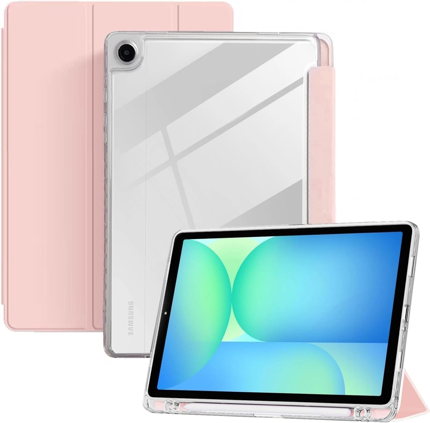 For Samsung Galaxy Tab A11+ Plus SM-X230/TAB A9+ Plus X210 Folio Smart Leather Magnetic Stand Case Cover