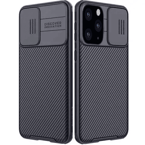 Nillkin Apple iPhone 11 CamShield Series Slim Stylish Protective Case With Slide Camera Cover (Black)