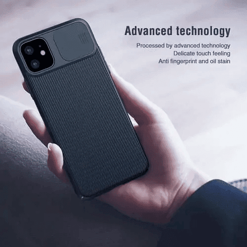 Nillkin Apple iPhone 11 CamShield Series Slim Stylish Protective Case With Slide Camera Cover (Black)