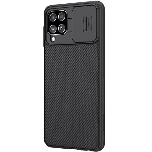 Nillkin Samsung Galaxy A22 4G Case, CamShield Series Slim Stylish Protective Case with Slide Camera Cover - Black