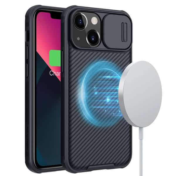 Nillkin For Apple iPhone 13 /13 Pro / 13 Pro Max / 13 Mini Case [Support Magsafe Charger] CamShield With Camera Protection Case Slim Magnetic Shockproof Heavy Duty Cover