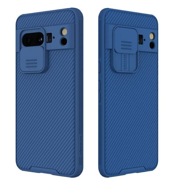 Nillkin For Google Pixel 8 Pro CamShield Series Shockproof Heavy Duty Protective Case With Slide Camera Cover - Blue