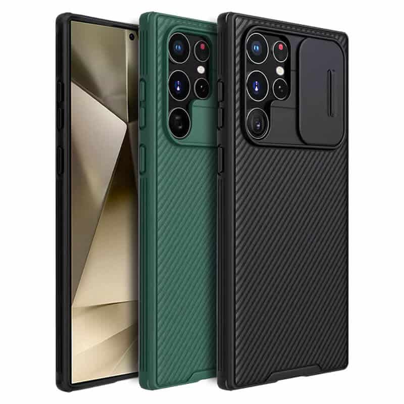 Nillkin For Samsung Galaxy S24, S24+ S24 Plus & S24 Ultra Case, CamShield Series Slim Stylish Protective Case with Slide Camera Cover