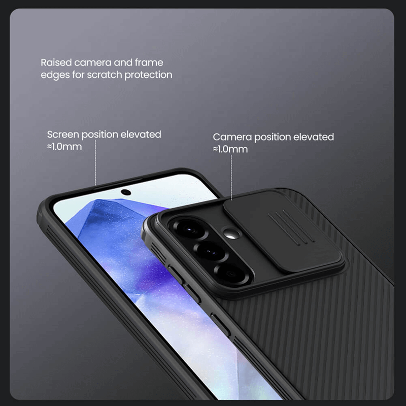 Nillkin Samsung Galaxy A16A36A56 5G Case, CamShield Series Slim Stylish Protective Case with Slide Camera Cover