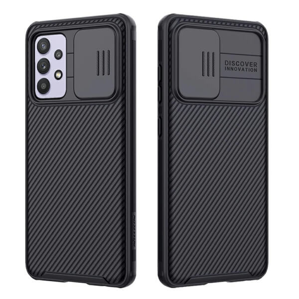 Nillkin For Samsung Galaxy A32 5G | A32 4G Case, CamShield Series Slim Stylish Protective Case with Slide Camera Cover - Black