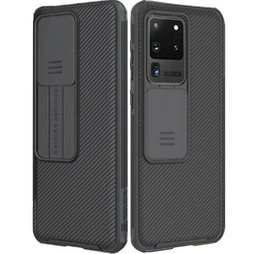 Nillkin For Samsung Galaxy S20 FE | S20+ /S20 Plus | S20 Ultra Case, CamShield Series Slim Stylish Protective Case With Slide Camera Cover (Black)
