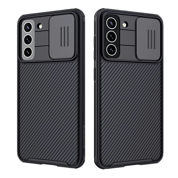 Nillkin Samsung Galaxy S22 5G Case, CamShield Series Slim Stylish Protective Case with Slide Camera Cover – Black