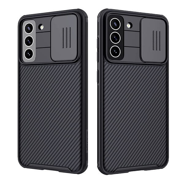 Nillkin For Samsung Galaxy S22 |S22 Ultra|S22+ Plus Case, CamShield Series Slim Stylish Protective Case with Slide Camera Cover – Black