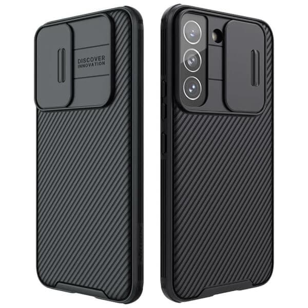 Nillkin Samsung Galaxy S23 Case, CamShield Series Slim Stylish Protective Case with Slide Camera Cover – Black