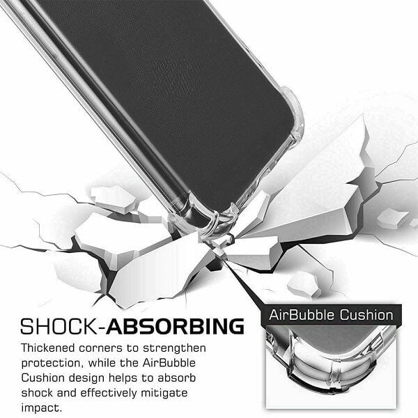 Nokia C21 Plus Clear Case Shockproof Heavy Duty Gel Air Cushion Cover