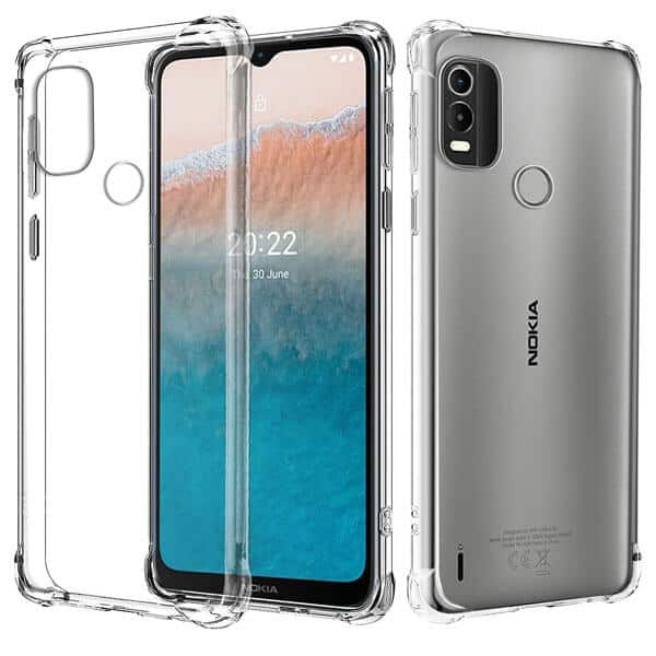 Nokia C21 Plus Clear Case Shockproof Heavy Duty Gel Air Cushion Cover