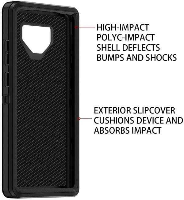 Samsung Galaxy Note 9 Military Grade Protection Bumper Case Cover
