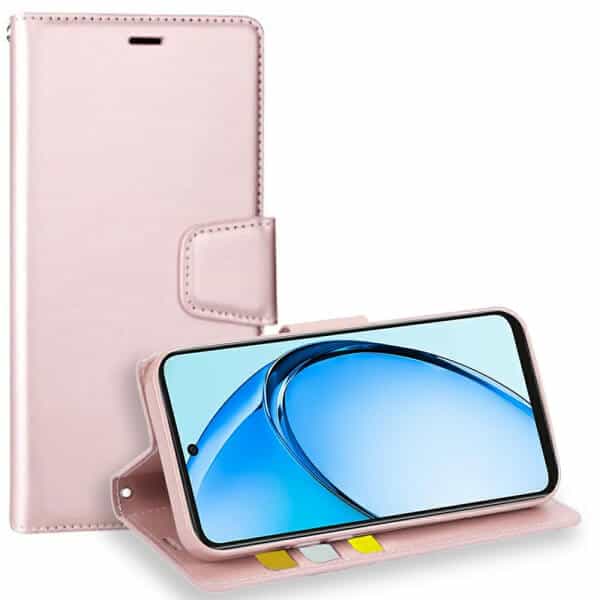 For Oppo A60 4G Hanman Wallet Case Flip Leather Card Slots Magnetic Stand Cover