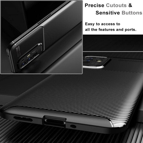 Oppo A94 5G Case Shockproof Heavy Duty Rugged Anti Knock Back Cover (Black)