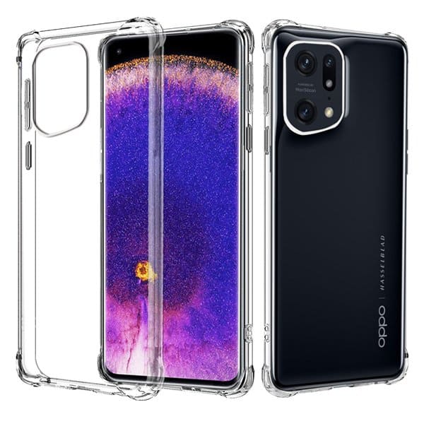 Oppo Find X5 Pro Clear Case Shockproof Heavy Duty Gel Air Cushion Cover