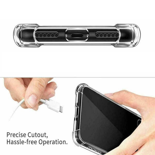 Oppo Reno 8 Lite 5G Clear Case Shockproof Heavy Duty Gel Air Cushion Cover