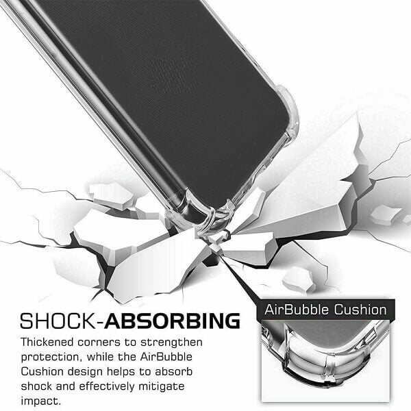 Oppo Reno 8 Lite 5G Clear Case Shockproof Heavy Duty Gel Air Cushion Cover