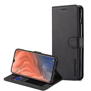 For Oppo Reno Z SupRShield Wallet Leather Flip PU Stand Magnetic Case Cover