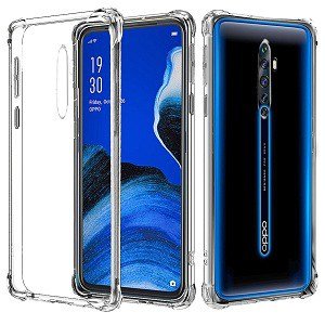 For Oppo Reno2 Z SupRShield Clear Case Shockproof Tough Hard Gel Clear Transparent Anti knock Air Cushion Case Cover