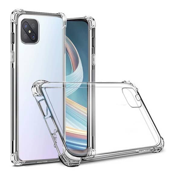 Oppo Reno4 Z 5G Clear Case Shockproof Tough Transparent Anti Knock Air Cushion Heavy Duty Cover
