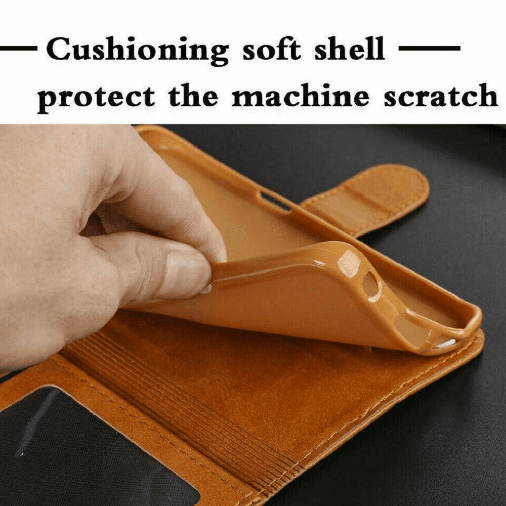 Optus X Start 3 SupRShield Wallet Leather Card Holder Flip Protective Shockproof Magnetic Case Cover