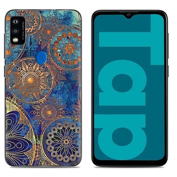 Optus X Tap Case Shockproof Protective Gel Stylish Gel Back Case Cover (Style 2)