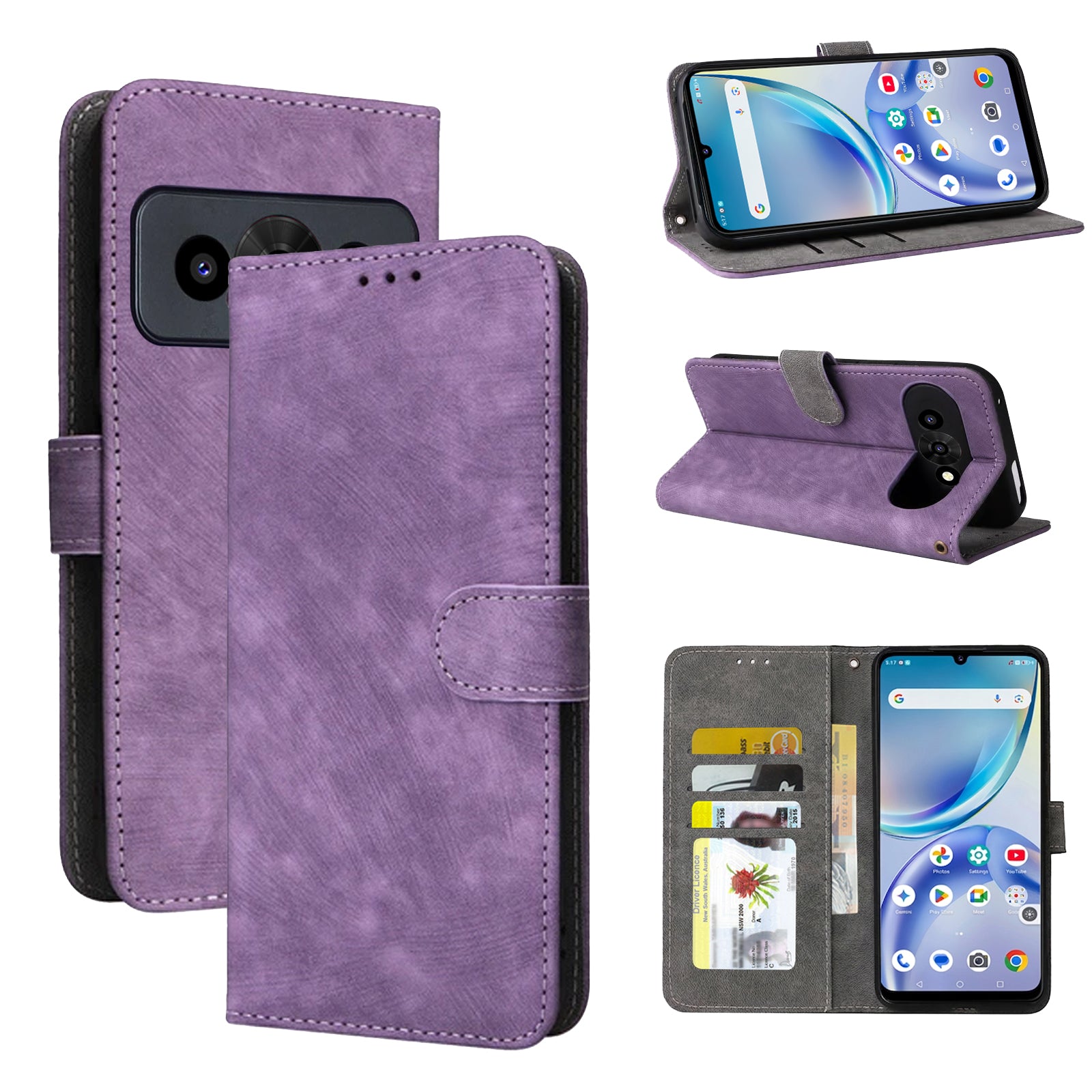 For Optus X Value 5G Wallet Leather Case Flip Leather Magnetic Stand Cover