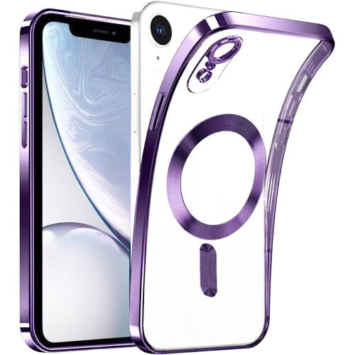 For Apple iPhone X / XS / XR MagSafe Magnetic Case with HaloLock Shockproof Protection Scratch Resistant Back Clear Protective Cover