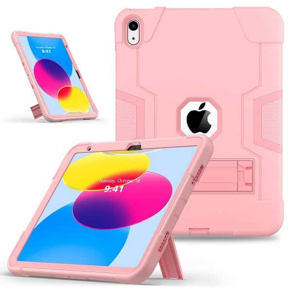 iPad 9th Gen Heavy Duty Case 10.2 2021 Fancy Hybrid Stand Cover