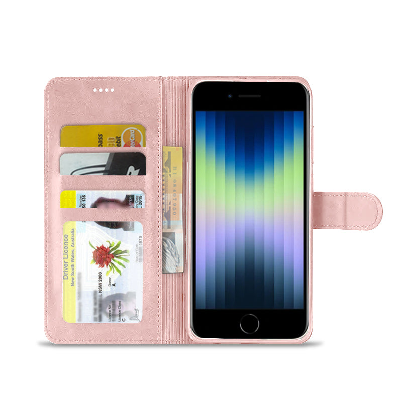 For Apple iPhone SE /7/8 Plus Flip Case SupRShield Wallet Leather Flip Magnetic Cover