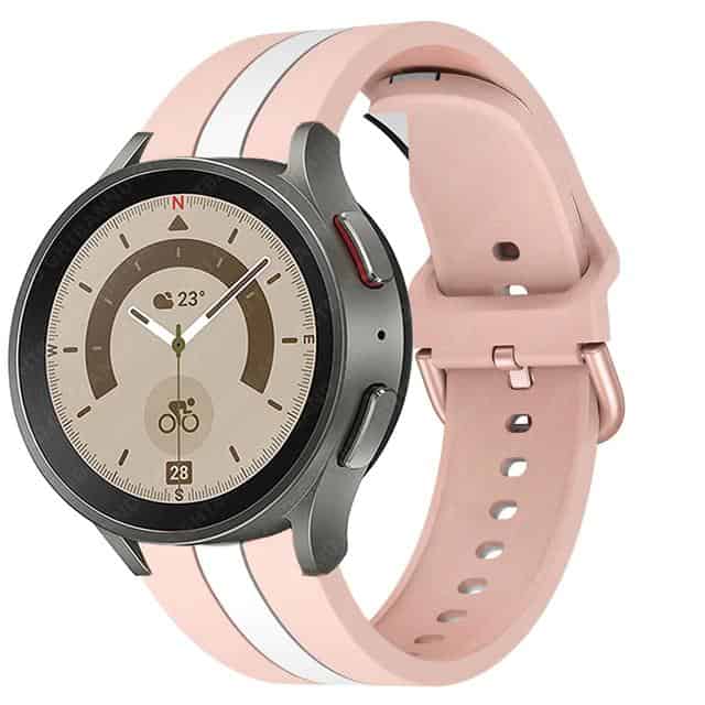 For Samsung Galaxy Watch 3 41mm Replacement Silicone Sport Wristband, Adjustable Silicone Strap Loop correa Sport Wrist Band For Women Men Unisex