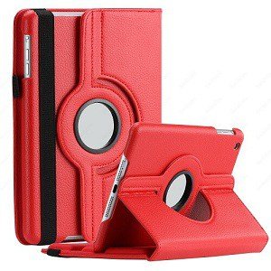 Galaxy Tab A7 2020 Rotating Case Cover (Red)
