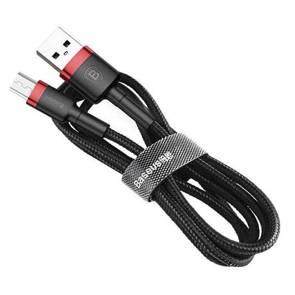 Baseus 2M Micro USB Cable 2.4A Fast Charging Android Mobile Phone USB Micro Cable Charger Data Sync Cable Cord