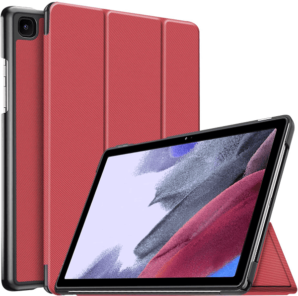 Samsung Galaxy Tab A7 Lite 8.7 Inch 2021 SM-T220 T225 Folio Smart Leather Magnetic Stand Case Cover (Black)