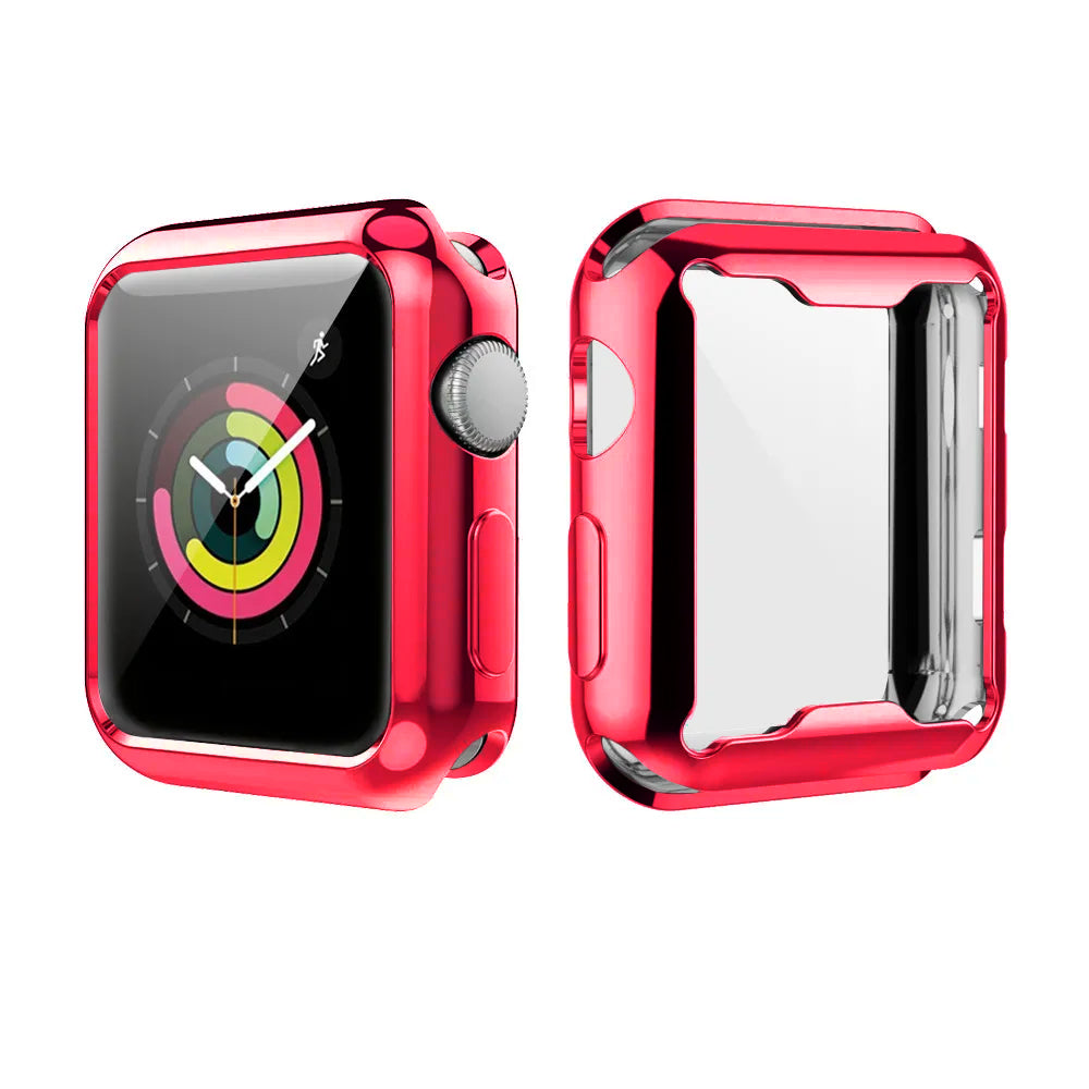 For Apple Watch iWatch Soft Gel Case Full Cover Protector 38 / 40 /41 /42 /44 /45mm