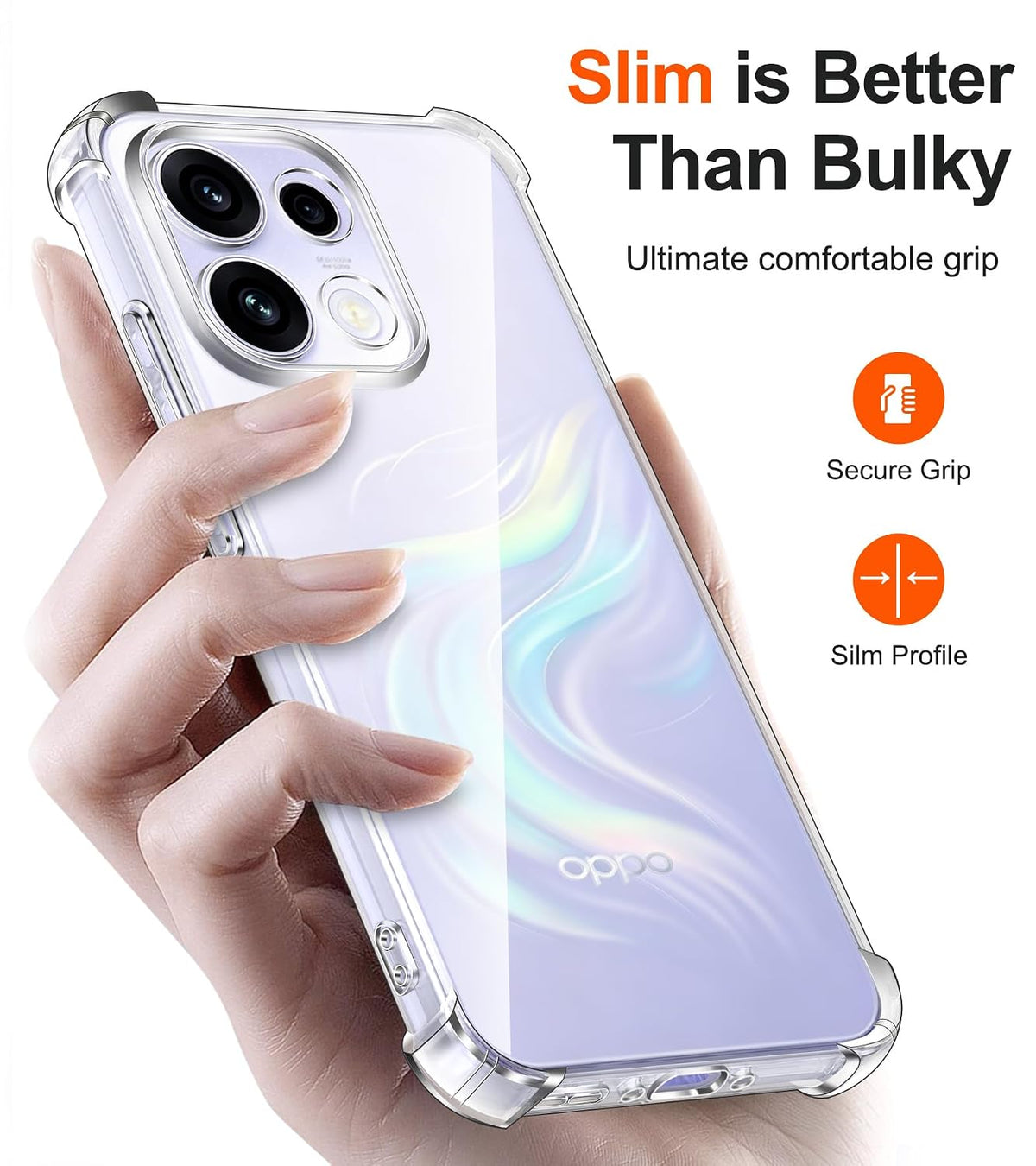 For Oppo Reno 16 /16 Pro SupRShield Clear Case Shockproof Heavy Duty Gel Air Cushion Cover