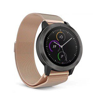 Garmin Vivoactive 3 Replacement Wristband Milanese Stainless Steel Watch Wrist Band Bracelet Kit Loop Strap