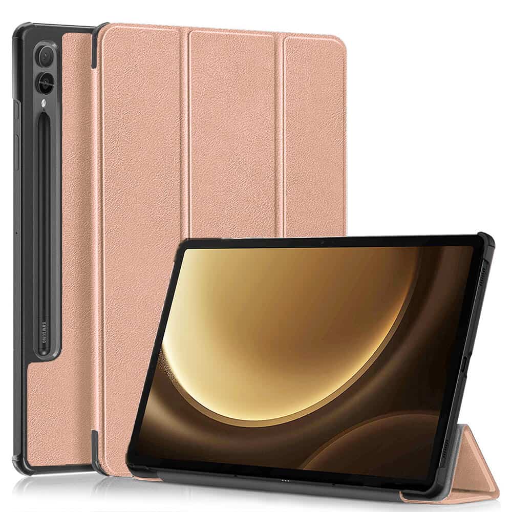 For Samsung Galaxy Tab S10+Plus /S9 FE+ Plus /S9 FE/S10 FE Folio Smart Leather Magnetic Stand Case Cover