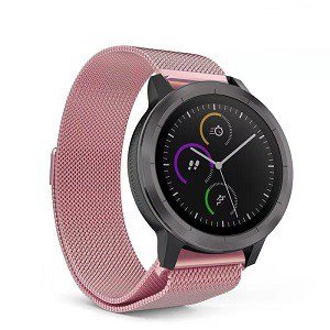 Garmin Vivoactive 3 Replacement Wristband Milanese Stainless Steel Watch Wrist Band Bracelet Kit Loop Strap