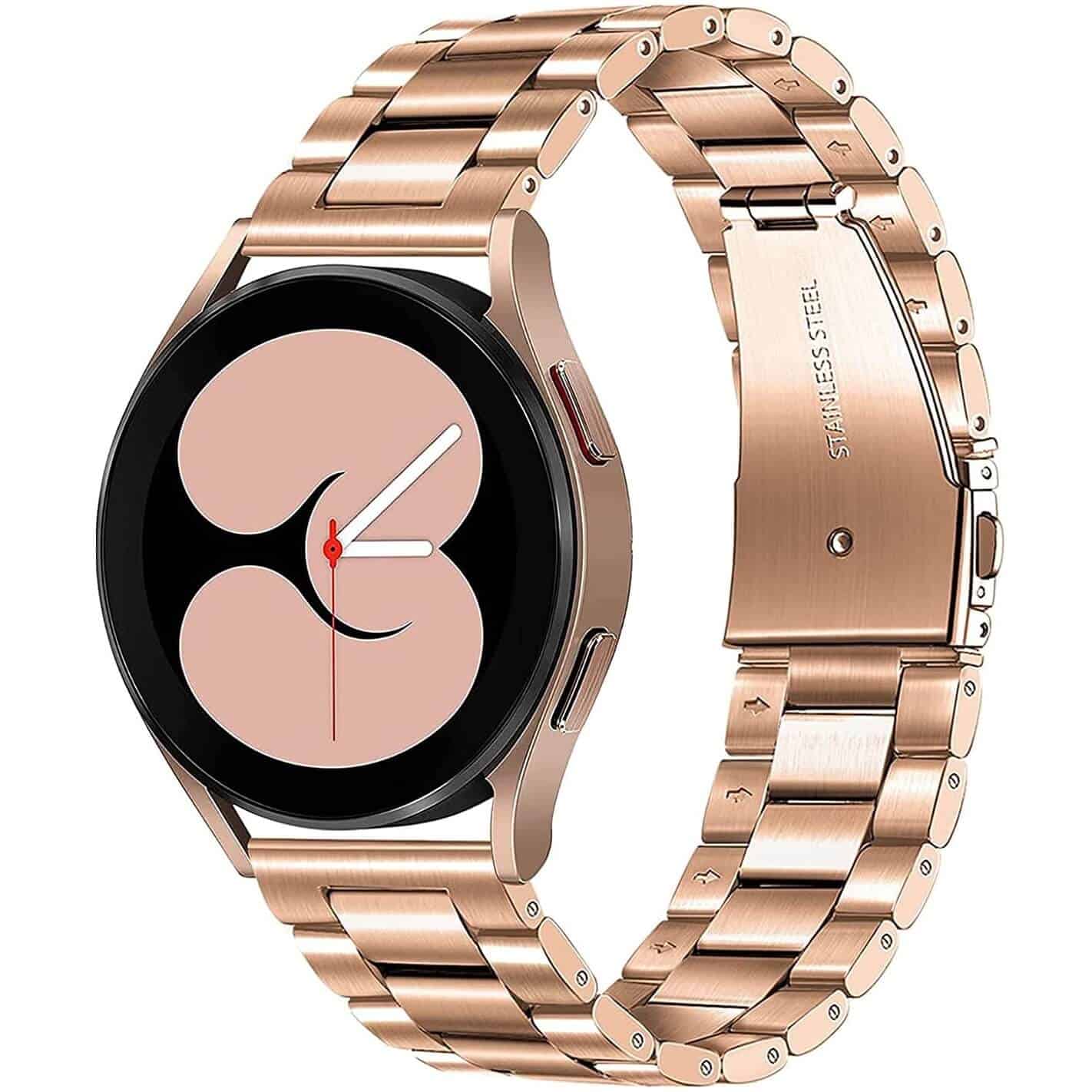 For Samsung Galaxy Watch 6 5 4 3 Pro Active 2 Gear S2 Stainless Steel Replacement Strap Wristband Bracelet Loop
