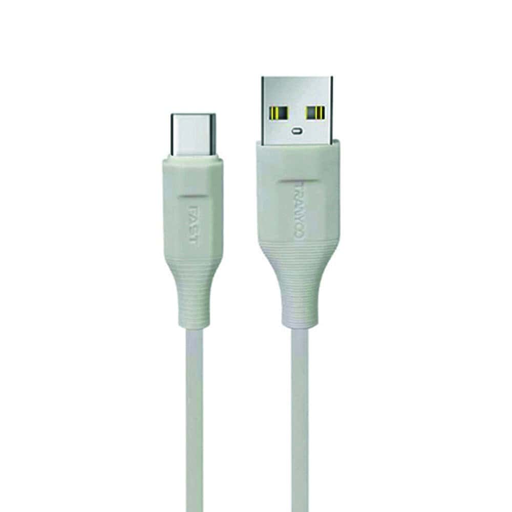TRANYOO (S17C) 1M 3A USB Type C Cable Fast Charging Charger Data Sync Cable Cord