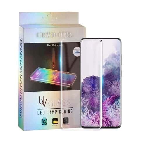 (1 Pack) For Samsung Galaxy S20 | S20+ /S20 Plus | S20 Ultra UV Liquid Gel Tempered Glass Screen Protector Film Guard (Clear)