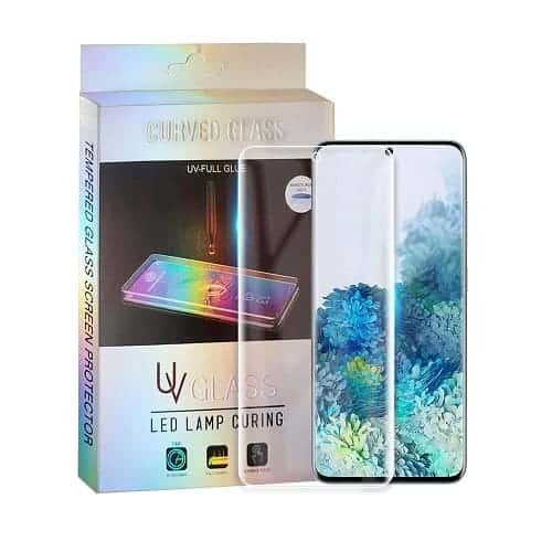 (1 Pack) For Samsung Galaxy S20 | S20+ /S20 Plus | S20 Ultra UV Liquid Gel Tempered Glass Screen Protector Film Guard (Clear)